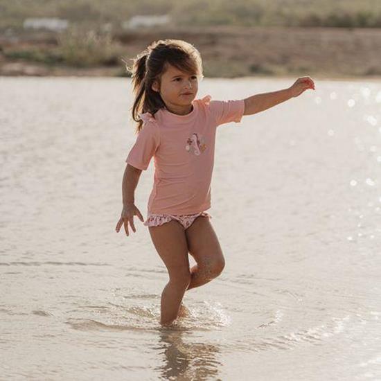 Badehose ruffles Ocean Dreams Pink