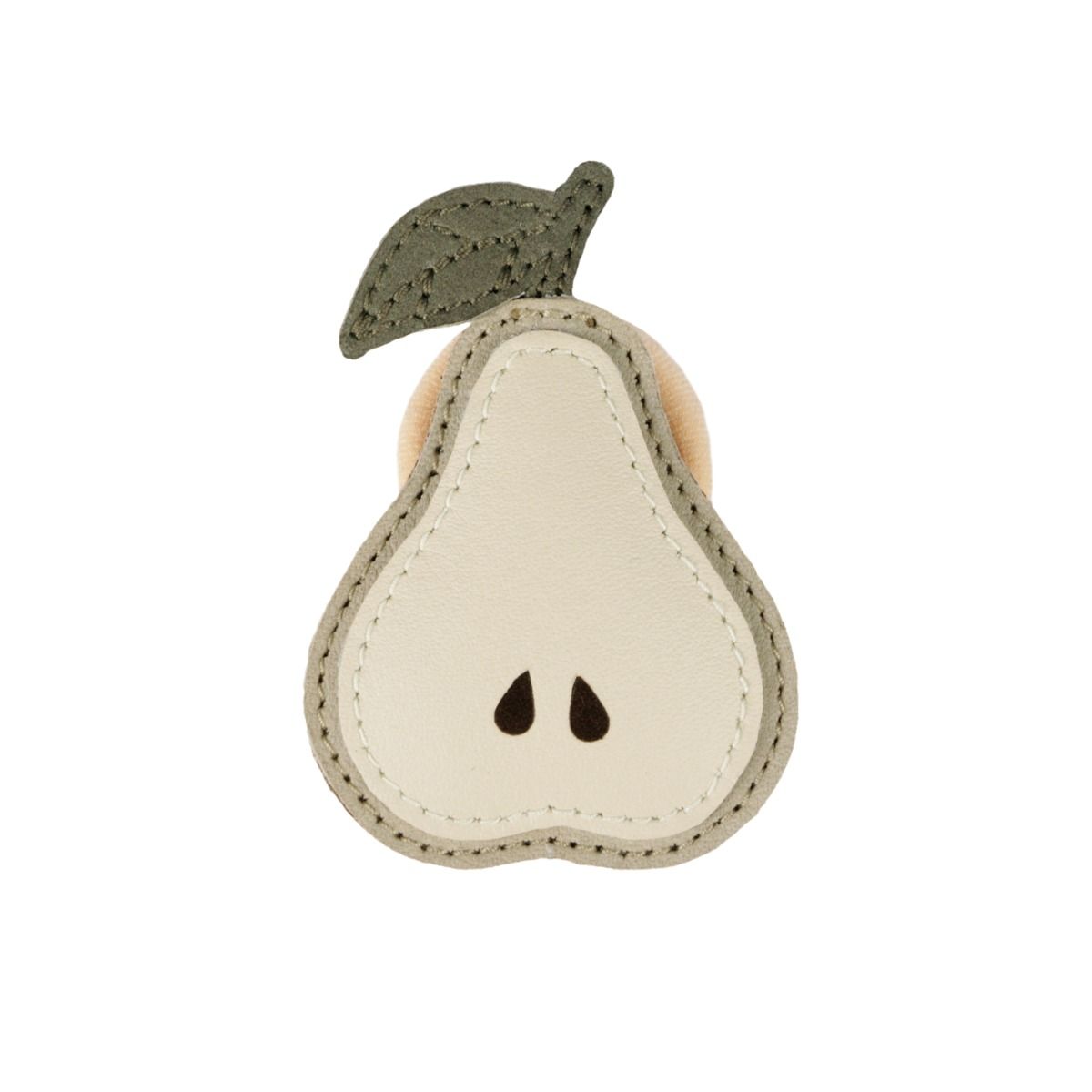 Haarspange Nanou Birne Leder