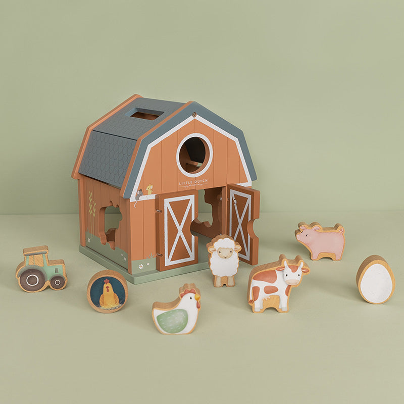Formen-Steckspiel Little Farm FSC