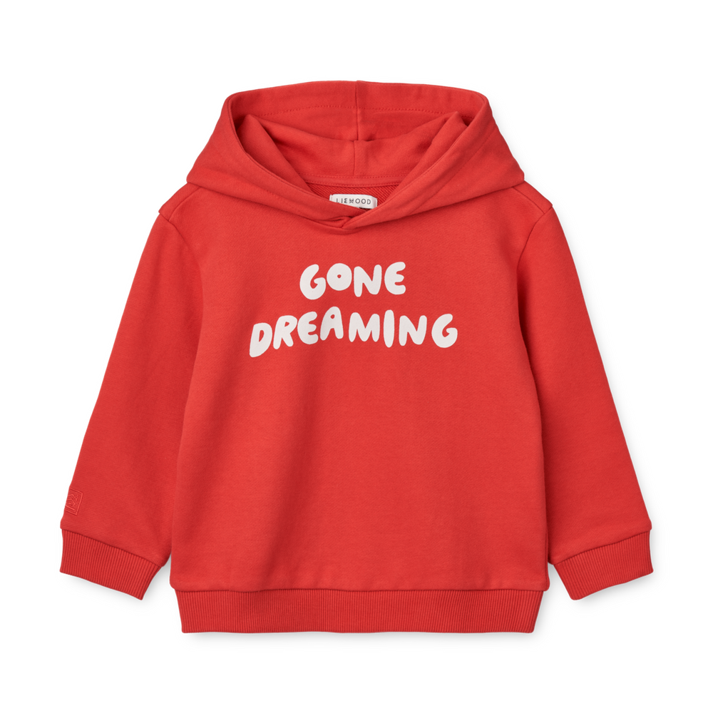 Hildur Hoodie Gone dreaming - Red