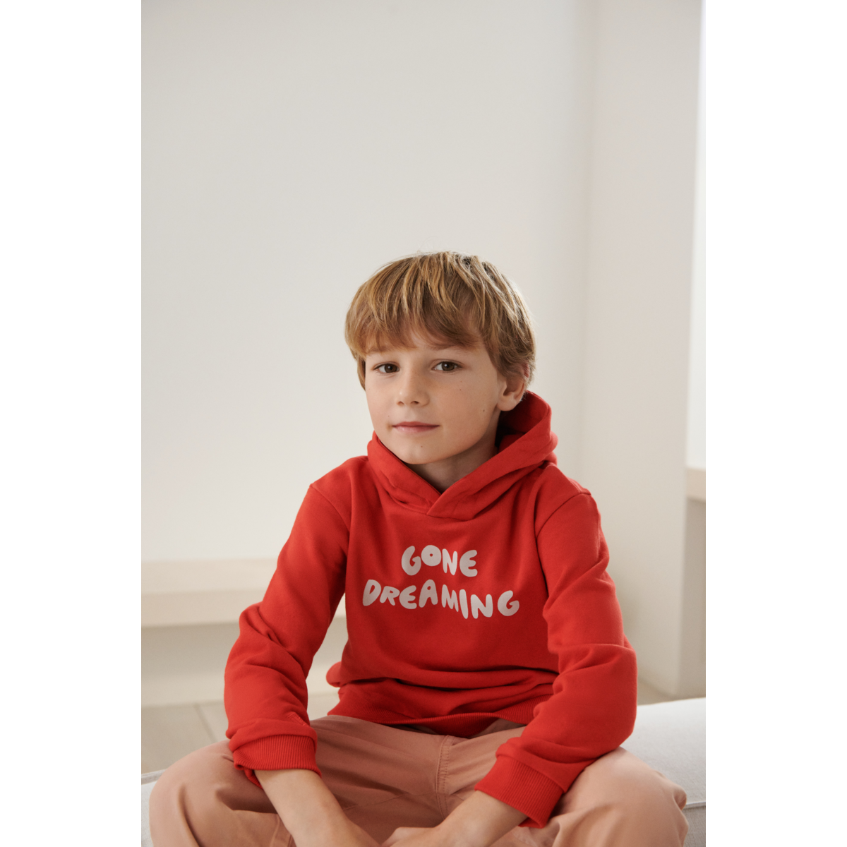 Hildur Hoodie Gone dreaming - Red