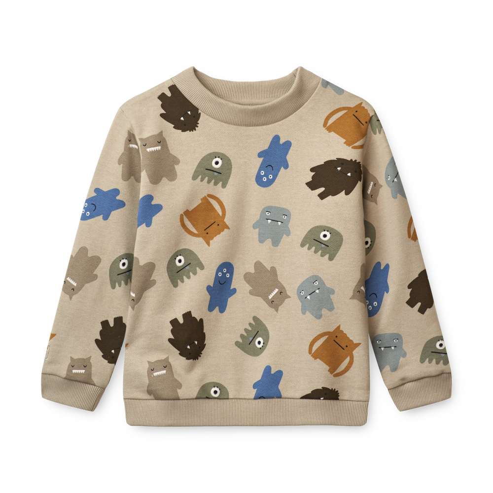 Thora Sweatshirt Monster - Mist