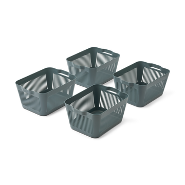 Makeeva Korb S - 4er Set - Whale Blue