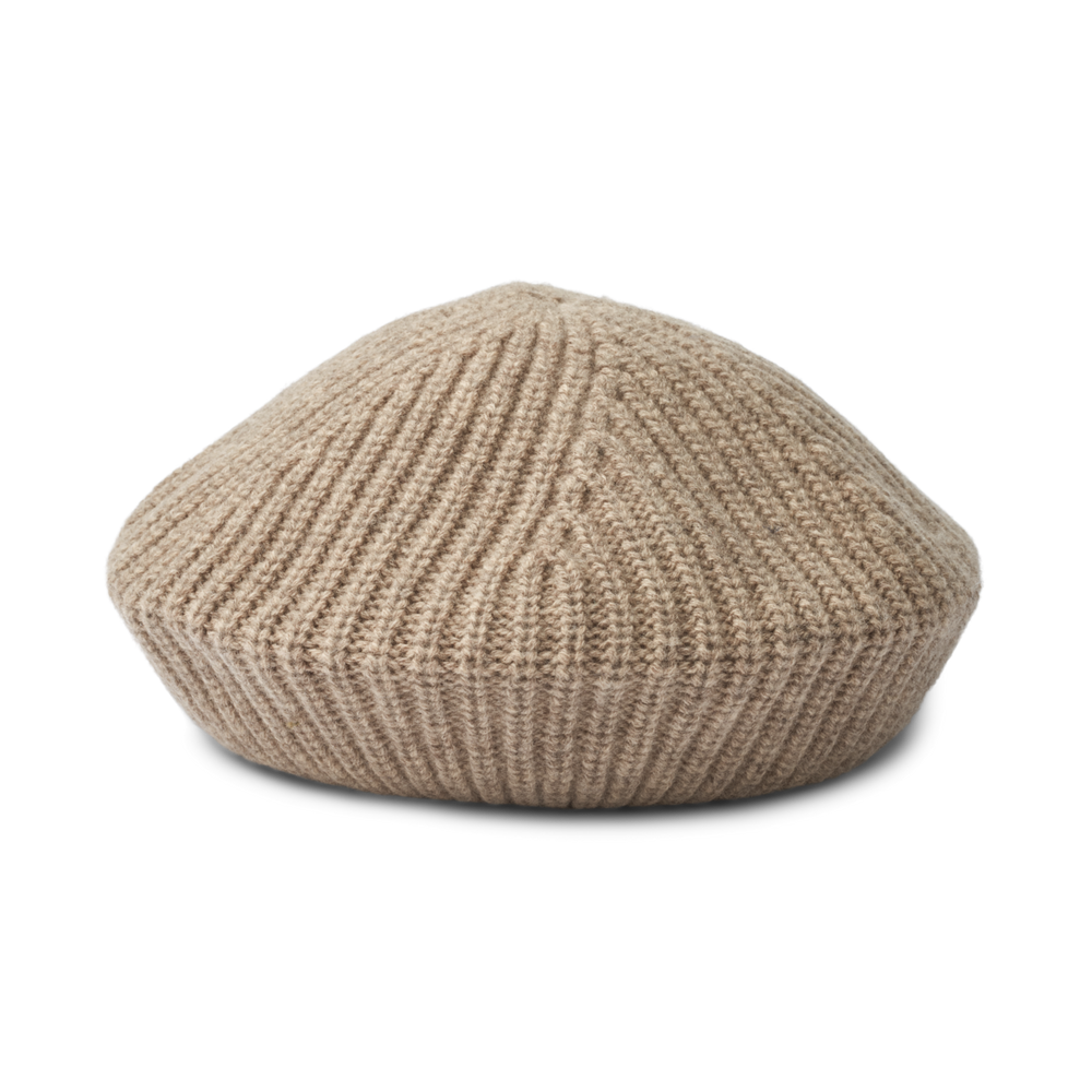 Borg Baskenmütze Kinder Oat Melange