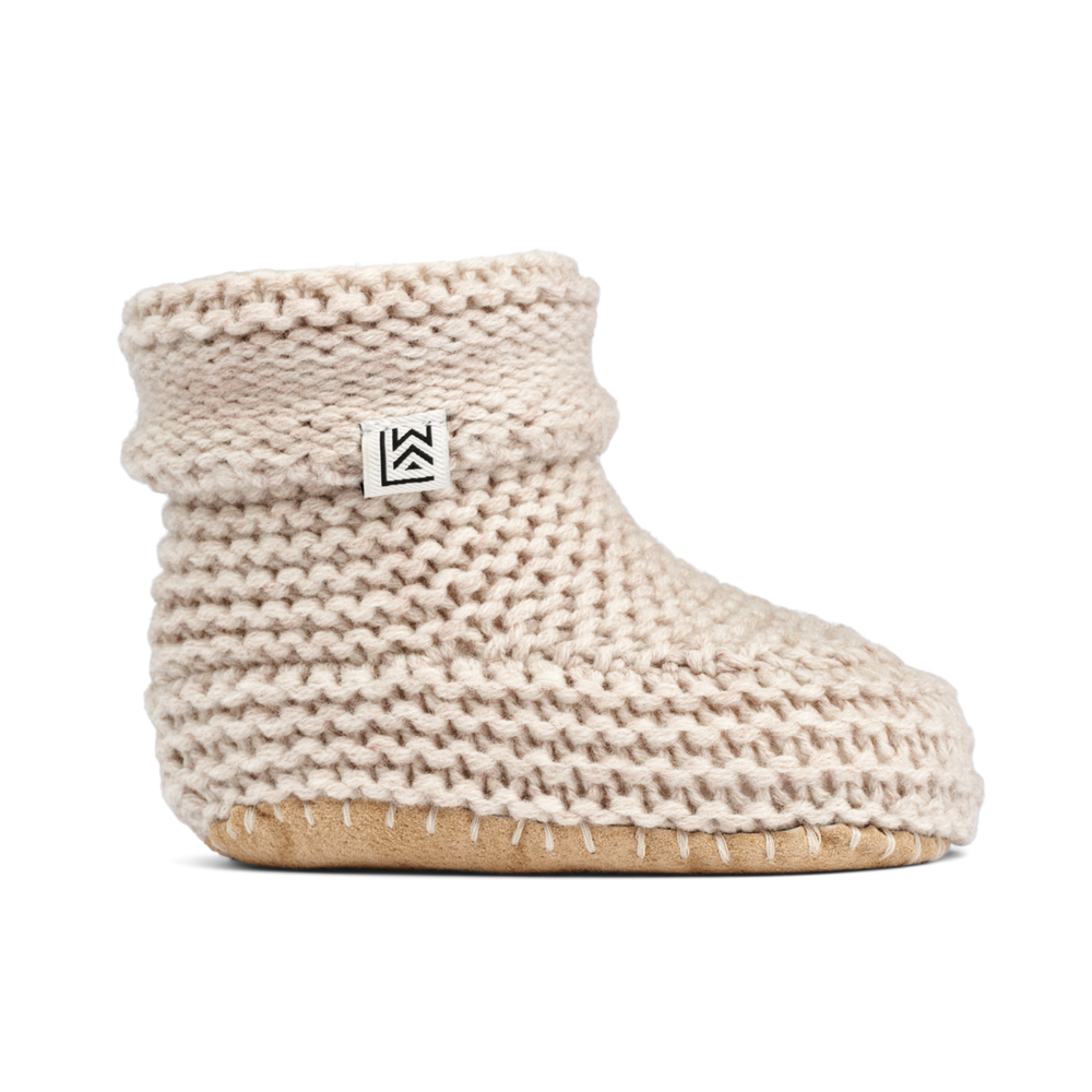 Gestrickte Babyschuhe Vigge