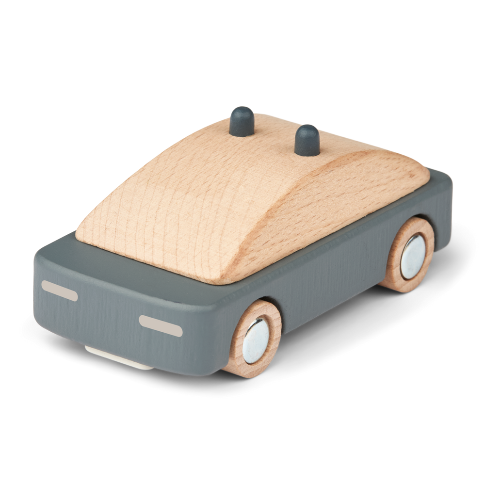 Polizeiauto aus Holz