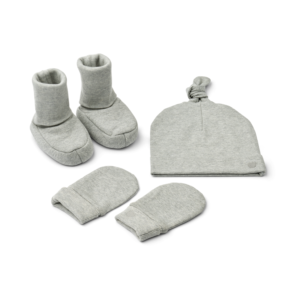 Baby Geschenkset Amora - Light Grey Melange