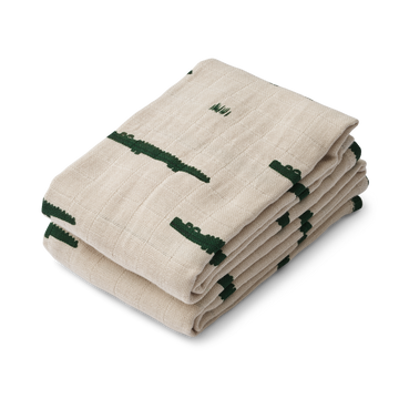 Lewis Baumwollmusselin Tuch 2er Pack - Carlos