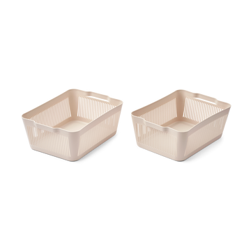 Makeeva Korb L - 2er Set - Sandy