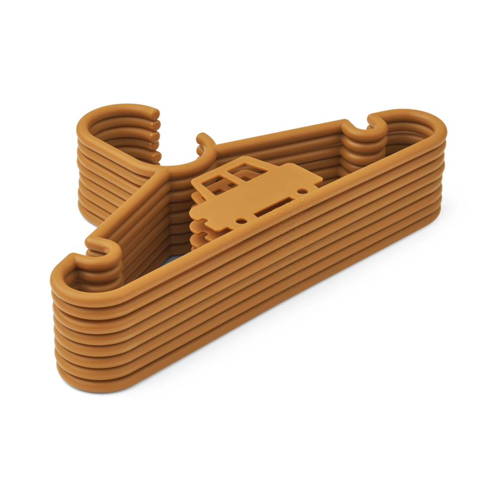 Kinder Kleiderbügel Falton - 8er Set - Golden Caramel