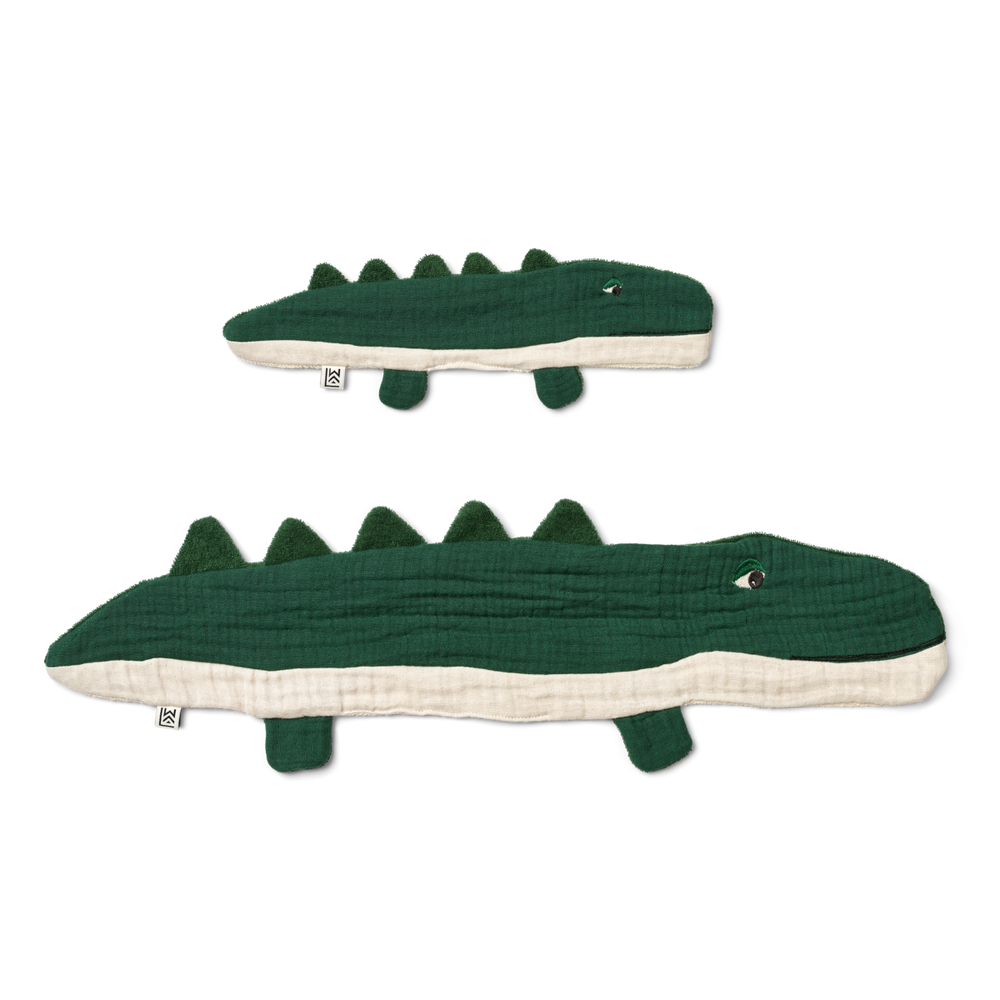 Janai Kuscheltuch Krokodil - Green