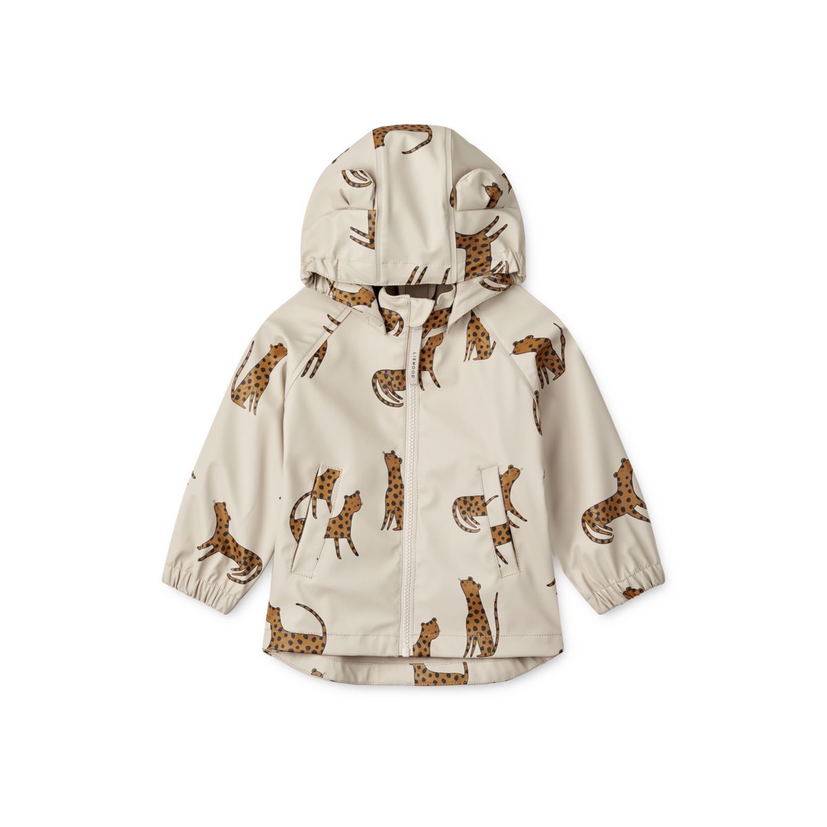 Regenjacke Melodi Leopard Sandy