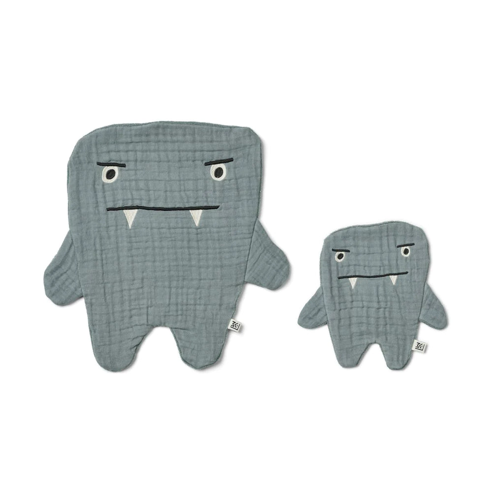 Janai Kuscheltuch Monster Blue Mix