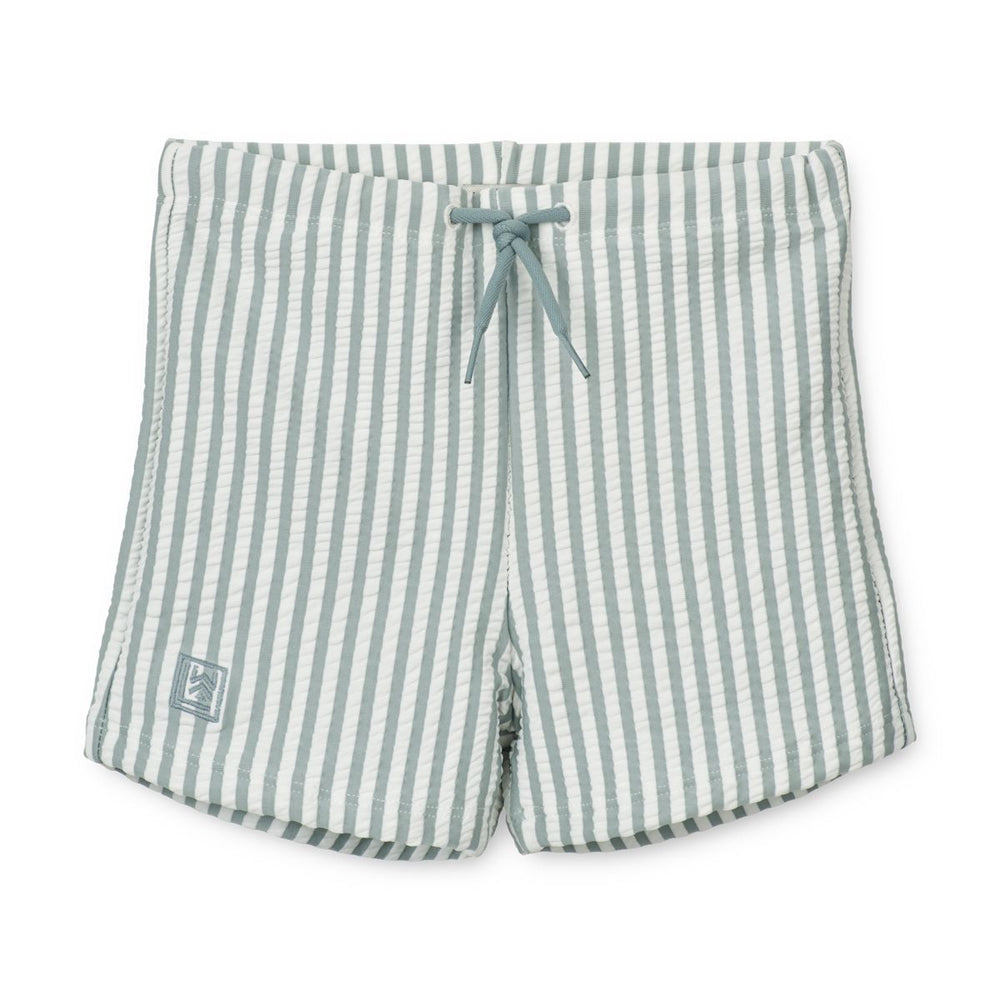 Otto Badehose Stripes Sea Blue
