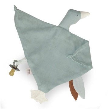 SAGA - Kuscheltuch Goose - Dusty Green
