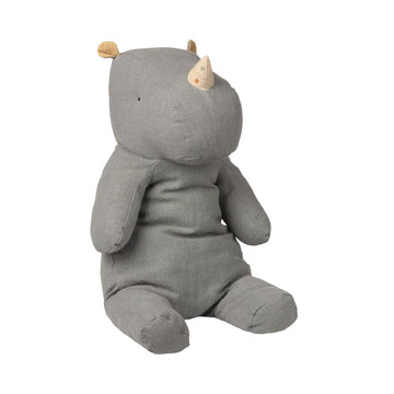 Safari Friends - Large Rhino - Dusty Blue
