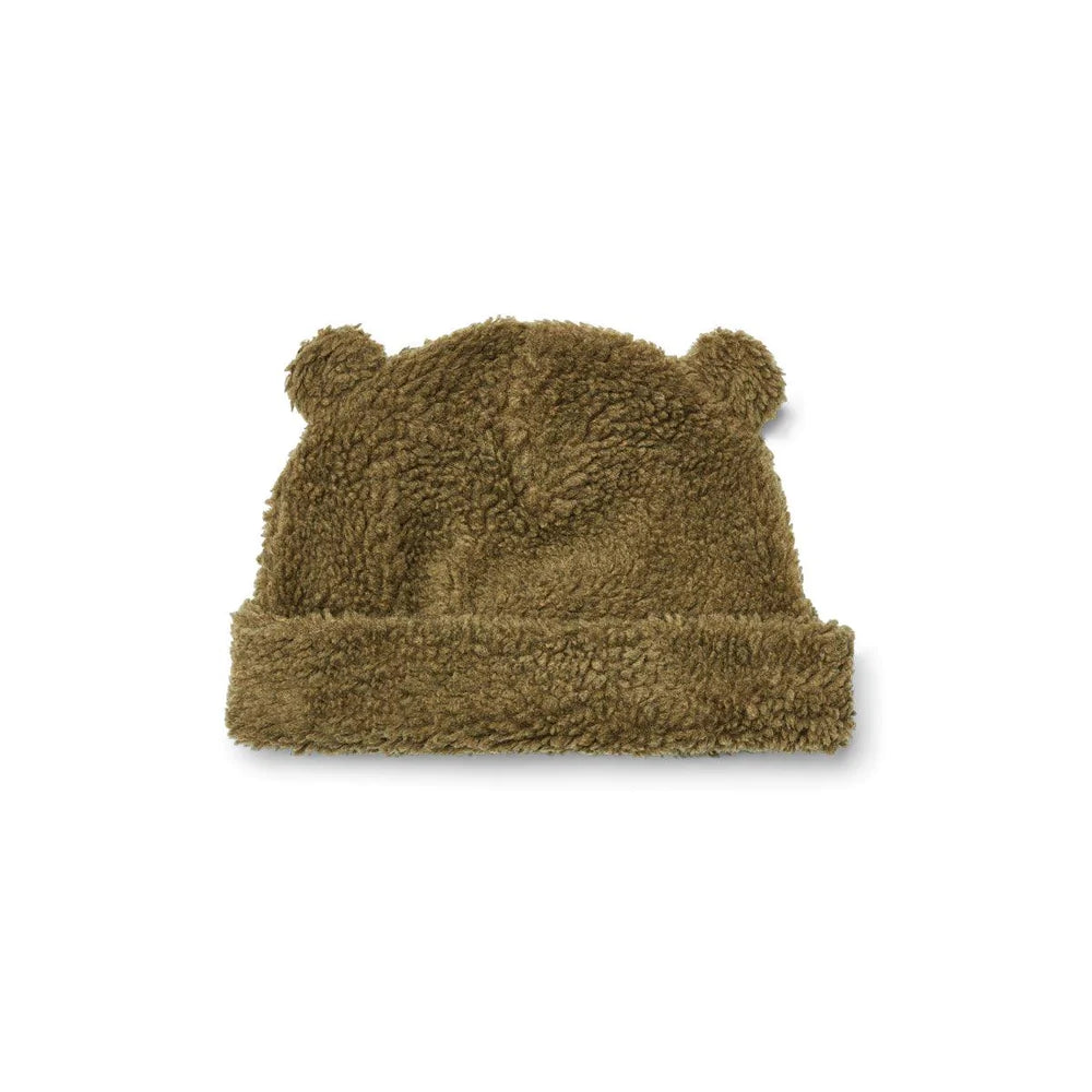 Bärenmütze mit Ohren - Khaki