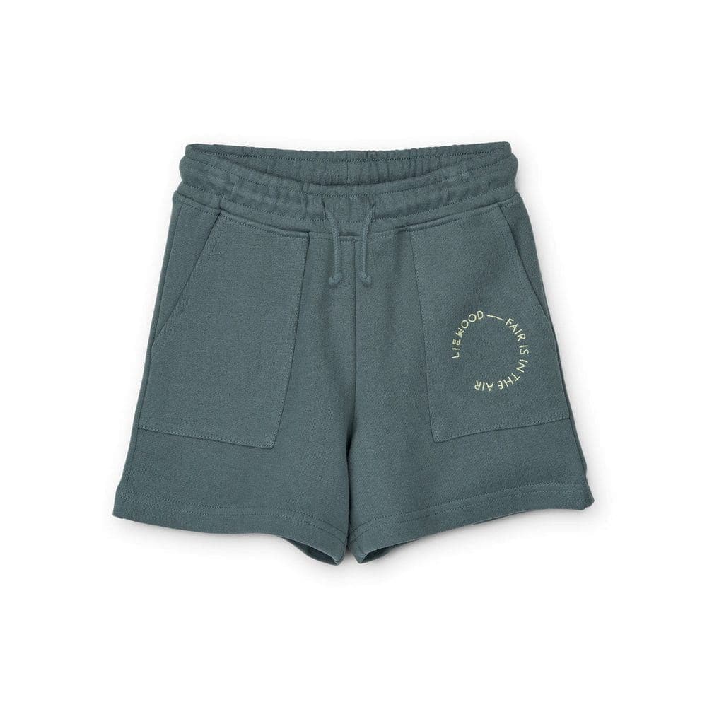 Frigg Kinder Sweatshorts - Whale Blue