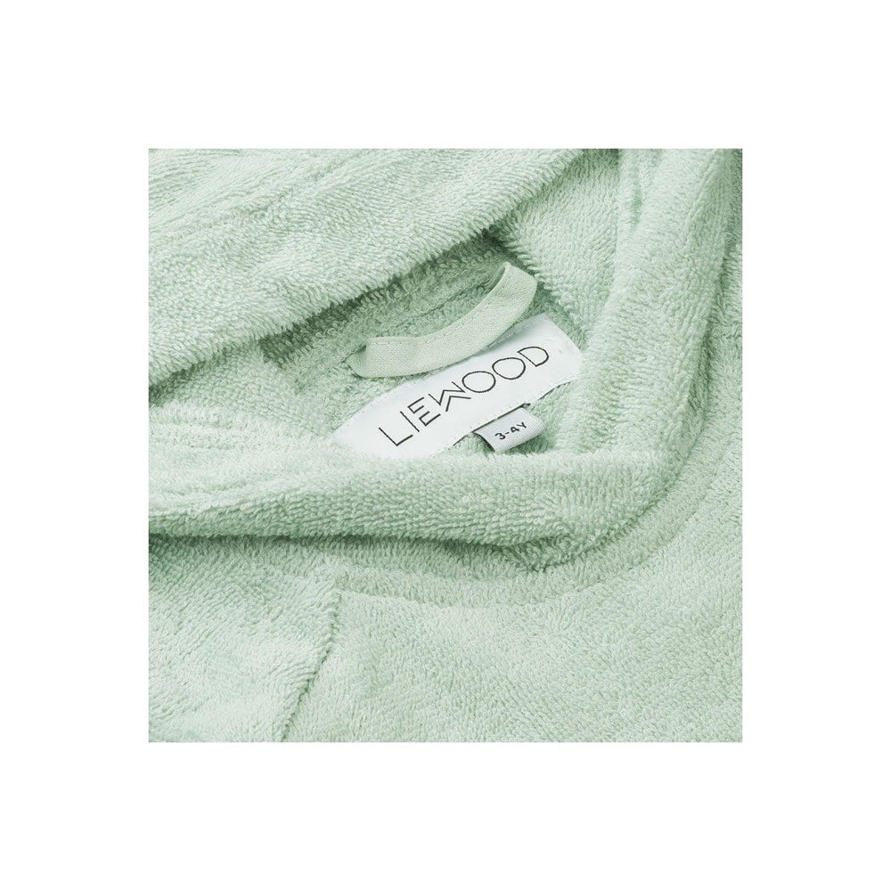Bademantel Poncho Mini Ilja - Rabbit dusty mint