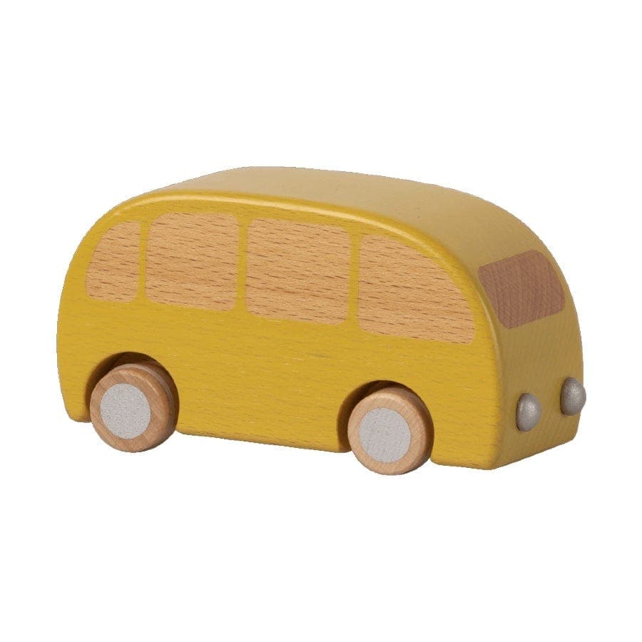 Maileg - bus en bois - voiture mécanique - FSC