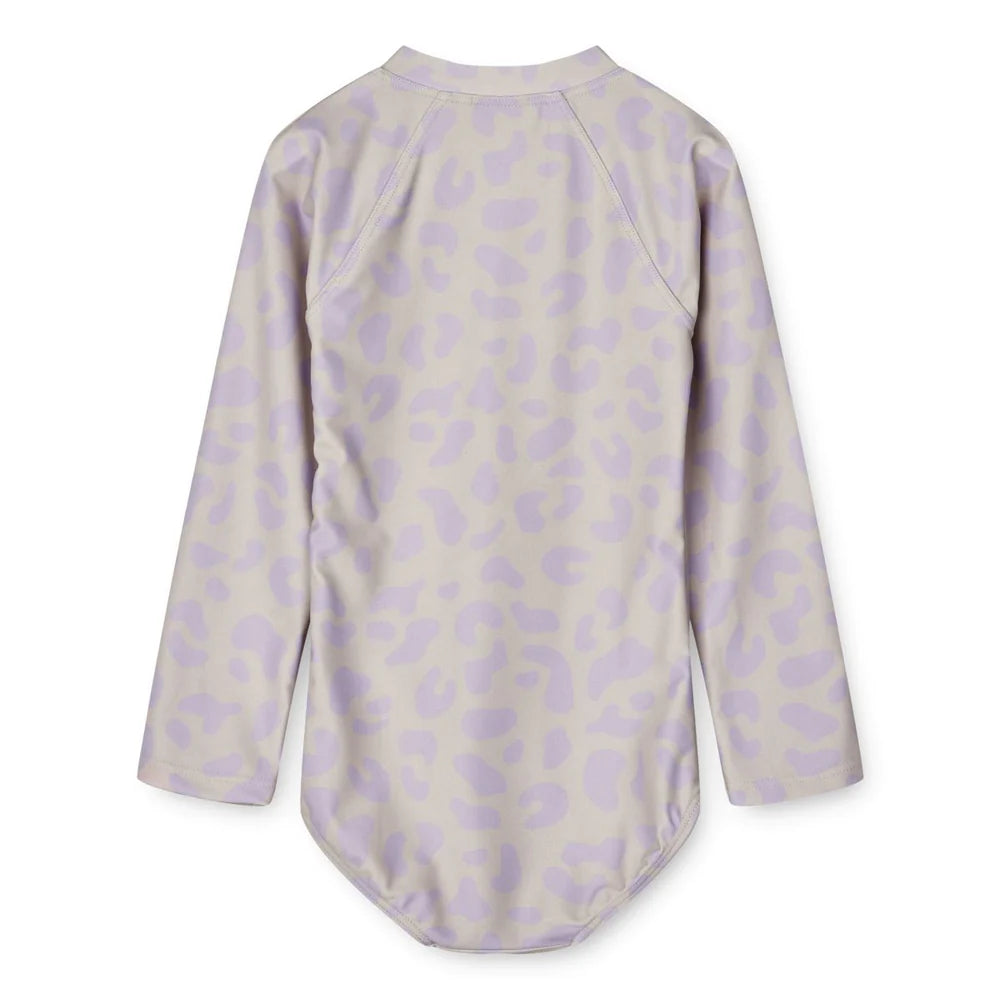 Badeanzug Magali langarm mit UV Schutz - Misty Lilac