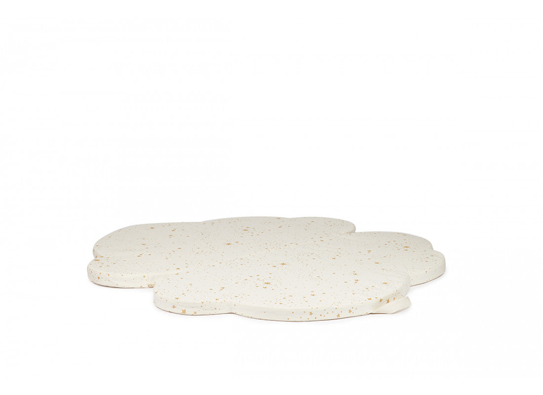 Faltbare Spielmatte Gold Stella White