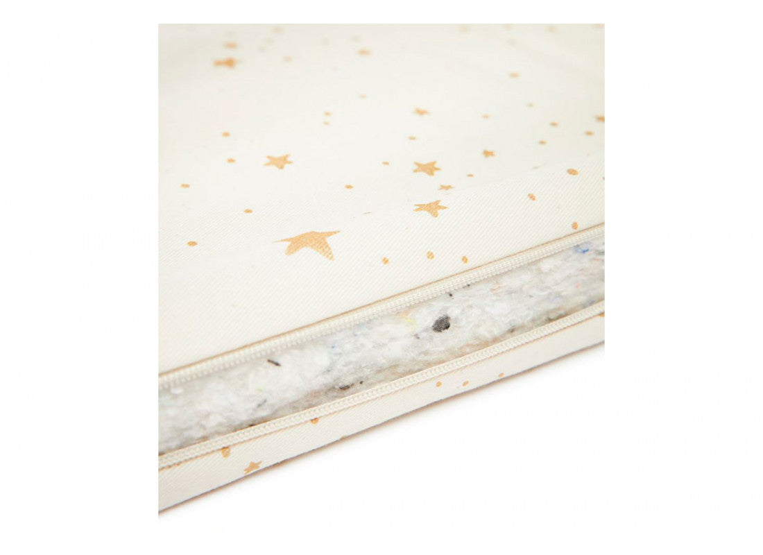 Faltbare Spielmatte Gold Stella White