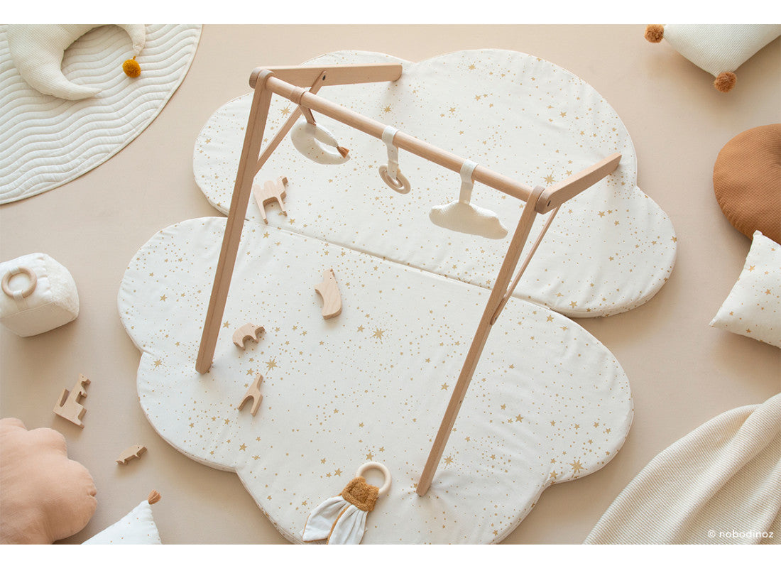 Faltbare Spielmatte Gold Stella White