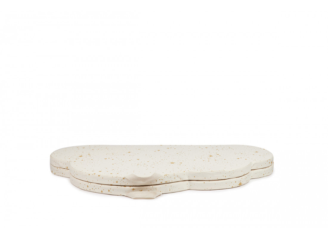 Faltbare Spielmatte Gold Stella White