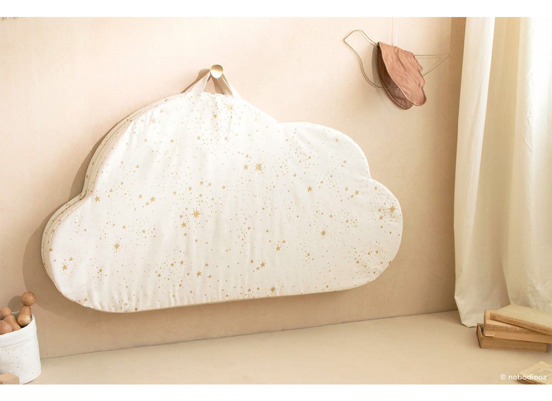Faltbare Spielmatte Gold Stella White