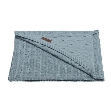 Einschlagdecke mit Kapuze Cable - stonegreen