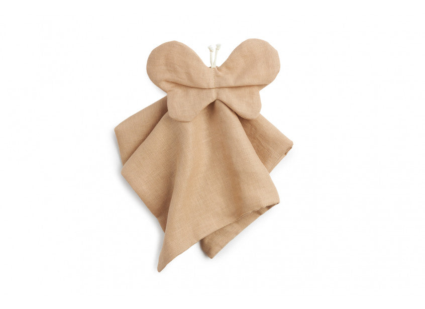 Kuscheltuch Butterfly Lin Français 32x32 Sand