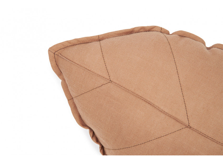 Nobodinoz Kissen Leaf Lin Français Noisette
