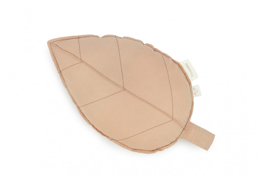 Nobodinoz Kissen Leaf Lin Français Sand