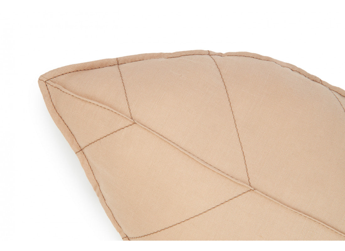 Nobodinoz Kissen Leaf Lin Français Sand