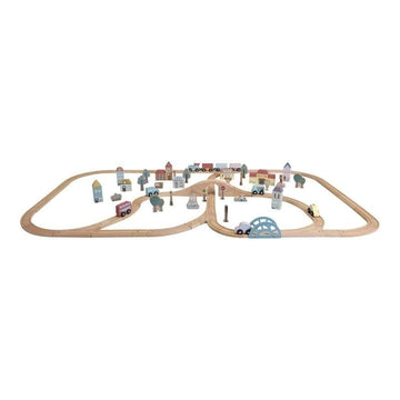 Little Dutch City Set - Little Railway Collection - Holzspielzeug - dadu.ch