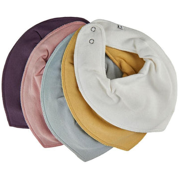 PIPPI BANDANA - Misty Rose - 5-PACK - Sabberlätzchen - dadu.ch