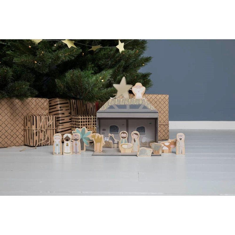 Weihnachskrippe Koffer - Little Dutch - Holzspielzeug - dadu.ch