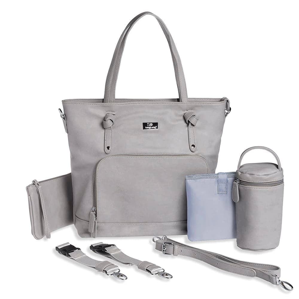 Wickeltasche Grey