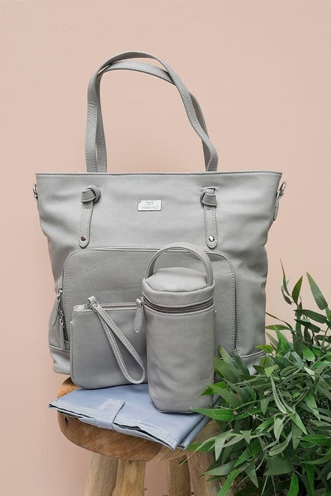 Wickeltasche Grey