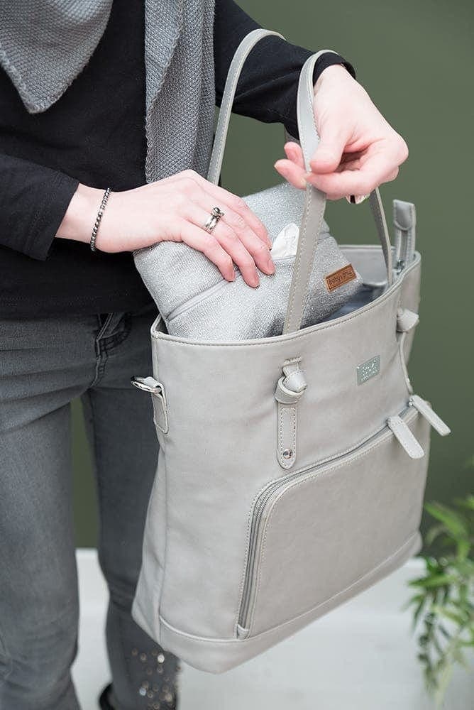 Wickeltasche Grey