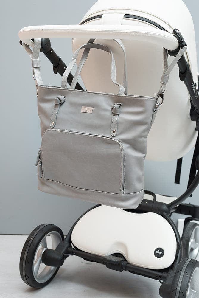 Wickeltasche Grey