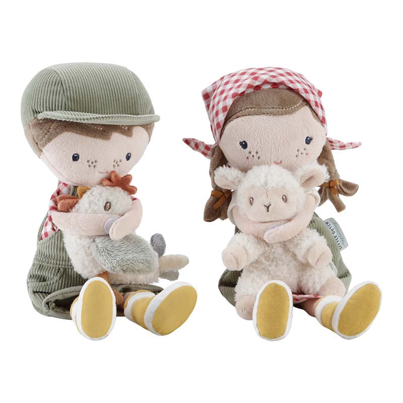 Little Dutch Puppe Kuschelpuppe farmer Jim und Rosa