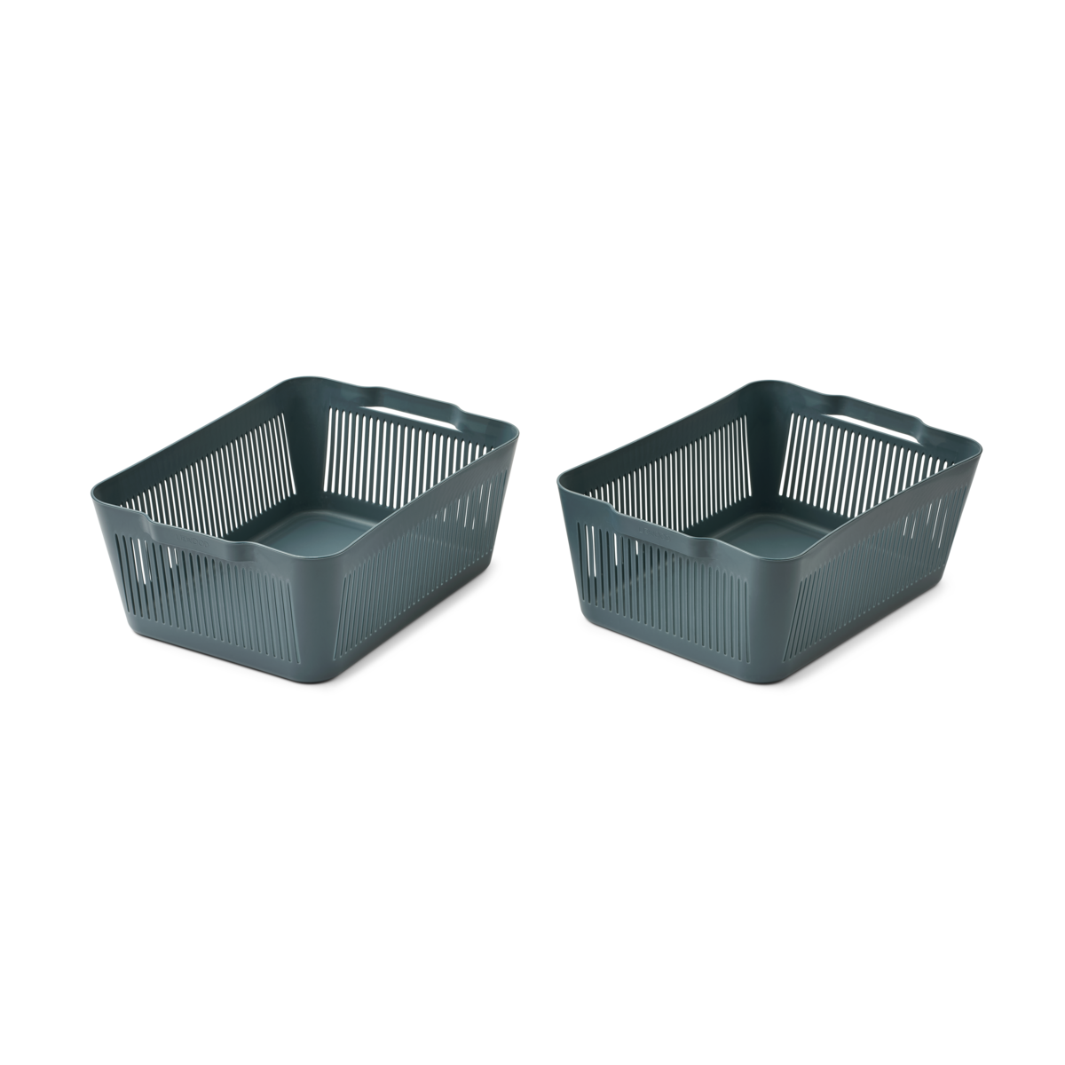 Makeeva Korb L - 2er Set - Whale Blue