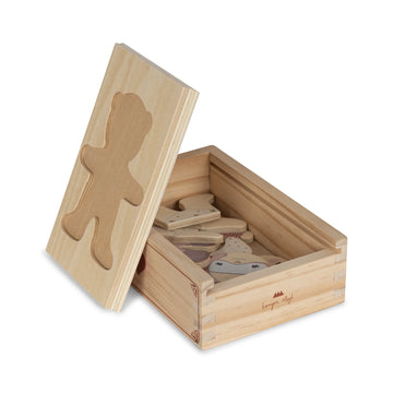 Holz Puzzle Teddy - Rot