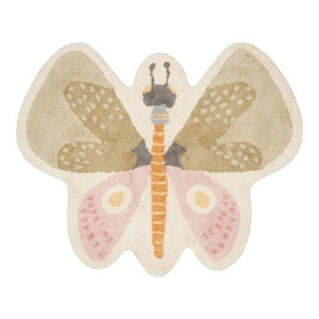 Teppich Butterfly 94x110 cm - Flowers & Butterflies