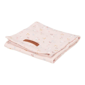 Swaddle Pink Flowers 120x120cm
