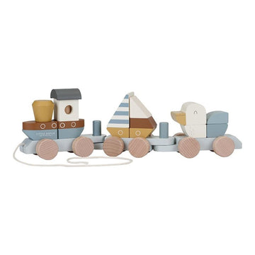 Nachziehspielzeug mit Steckformen Sailors Bay