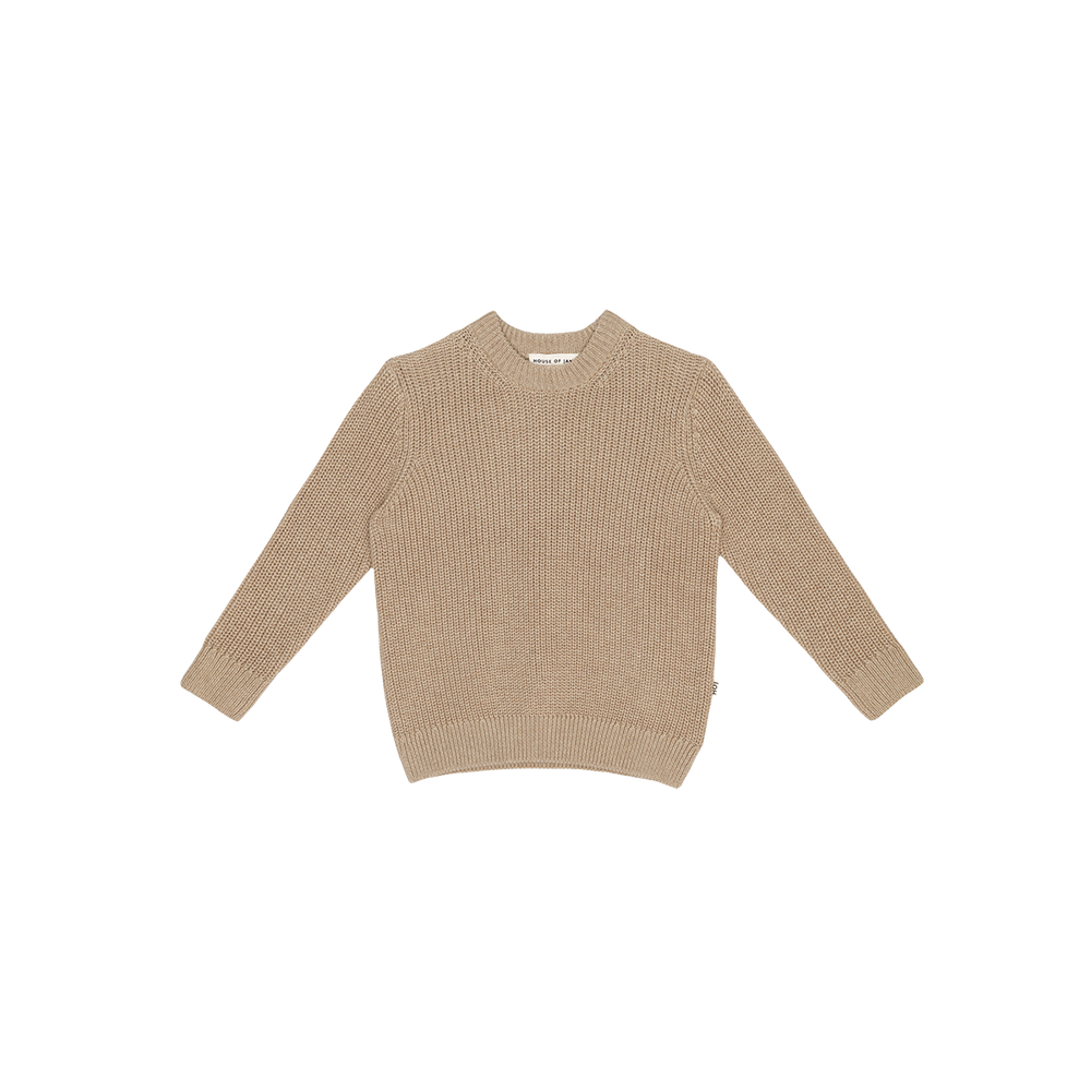 House of Jamie Knitted Sweater Beige 