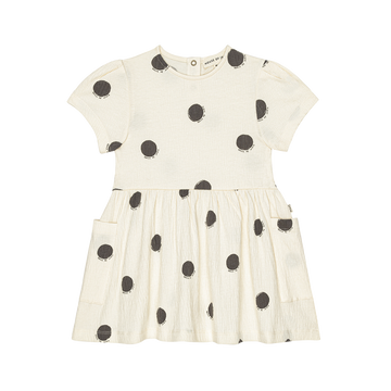 House of Jamie Relaxed Pocket Dress Granite Dots